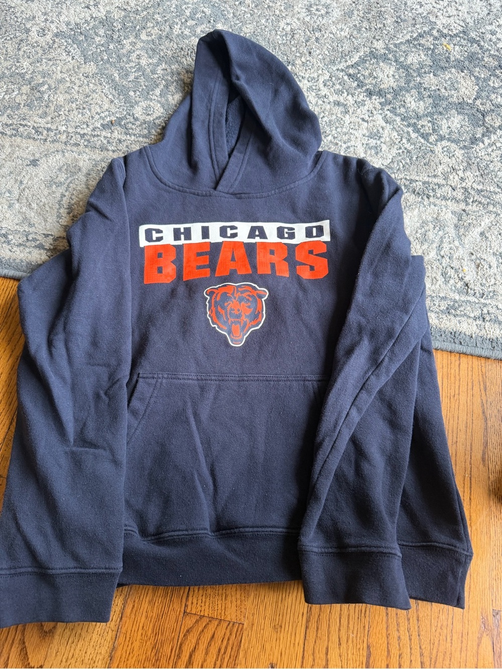 Chicago Bears Kids Navy Pullover Hoodie